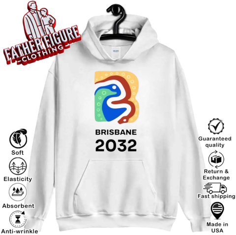 Brown Snake Bin Chicken Olympic Logo 2032 Hoodie