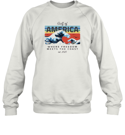 Defiantls Gulf Of America Where Freedom Meets The Coast Sweatshirt