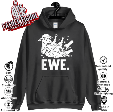 Angry Sheep Ewe Pun Farmer Market Homesteader Hoodie