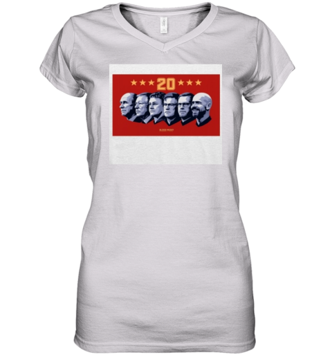 Blood Husky The Gaffers 20 Women039S V Neck T Shirt