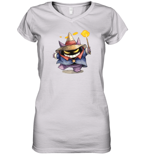 Black Mage Gengar Women039S V Neck T Shirt