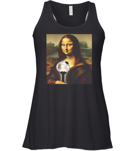 Bts J Hope Mona Lisa Holding Army Bomb Racerback Tank