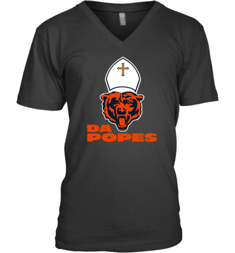 Chicago Bears Da Popes V Neck T Shirt