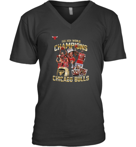 Chicago Bulls Champions June 12 1991 World V Neck T Shirt