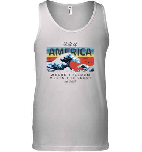 Defiantls Gulf Of America Where Freedom Meets The Coast Tank Top