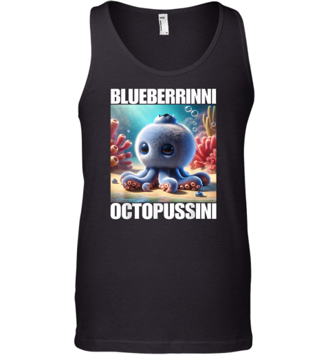 Blueberrinni Octopussini Italian Brainrot Meme Tank Top