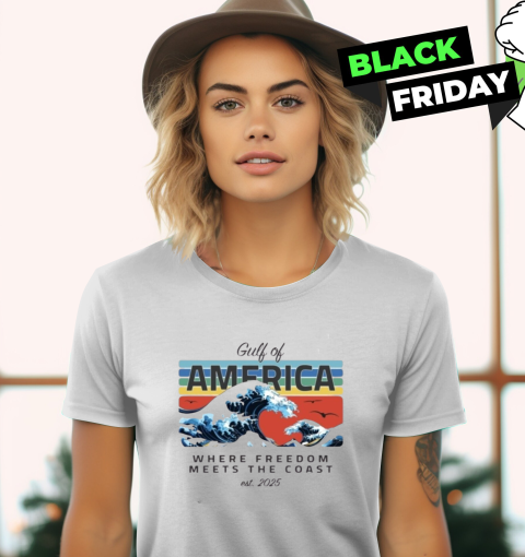 Defiantls Gulf Of America Where Freedom Meets The Coast Women039S T Shirt