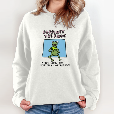 Corkmit The Frog Infringing On Multiple Copyrights Sweatshirt