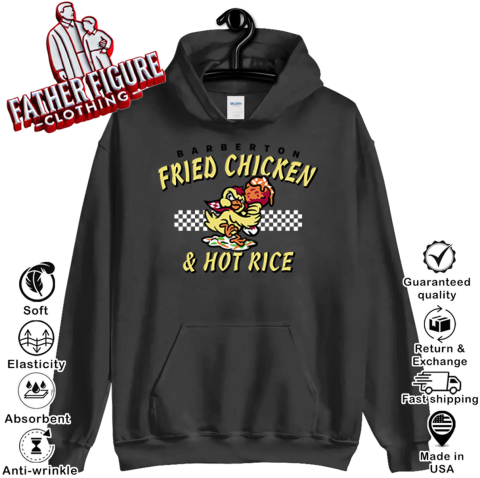 Akron Rubberducks Barberton Fried Chicken And Hot Rice Hoodie