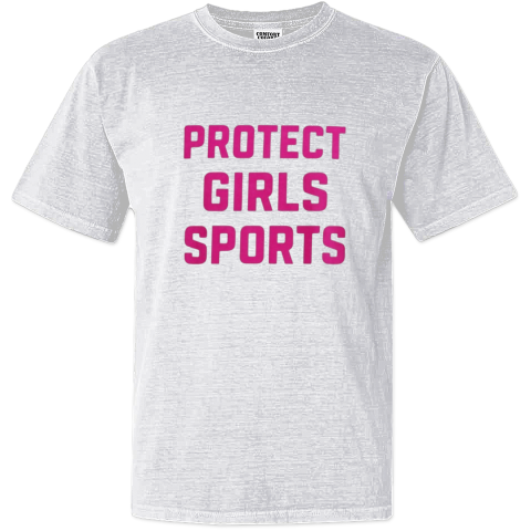 Cif Save Girls Sports Protect Girls Sports Dyed Heavyweight T Shirt