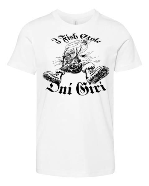 3 Fish Style Oni Giri Premium Youth T Shirt