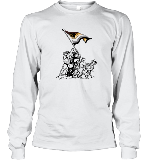 Bjork Human Behaviour Raising The Gay Pride Bear Flag Long Sleeve T Shirt