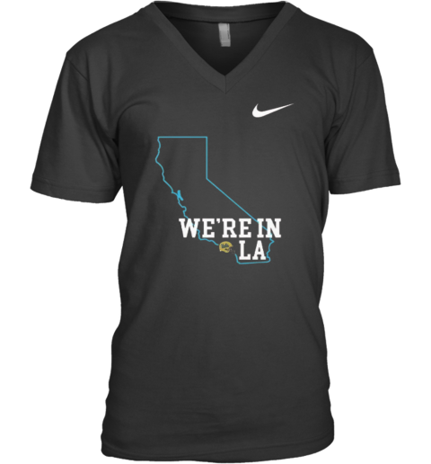 Deshaun Foster We039Re In La Map V Neck T Shirt