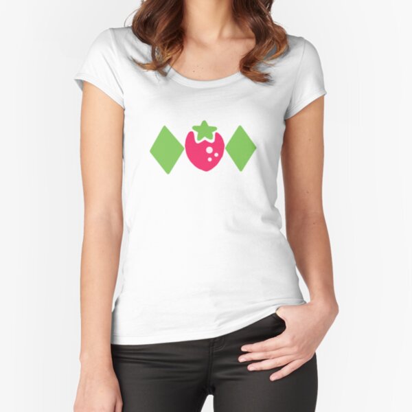 2009 strawberry shortcake Fitted Scoop T-Shirt for Sale by centimillimeter