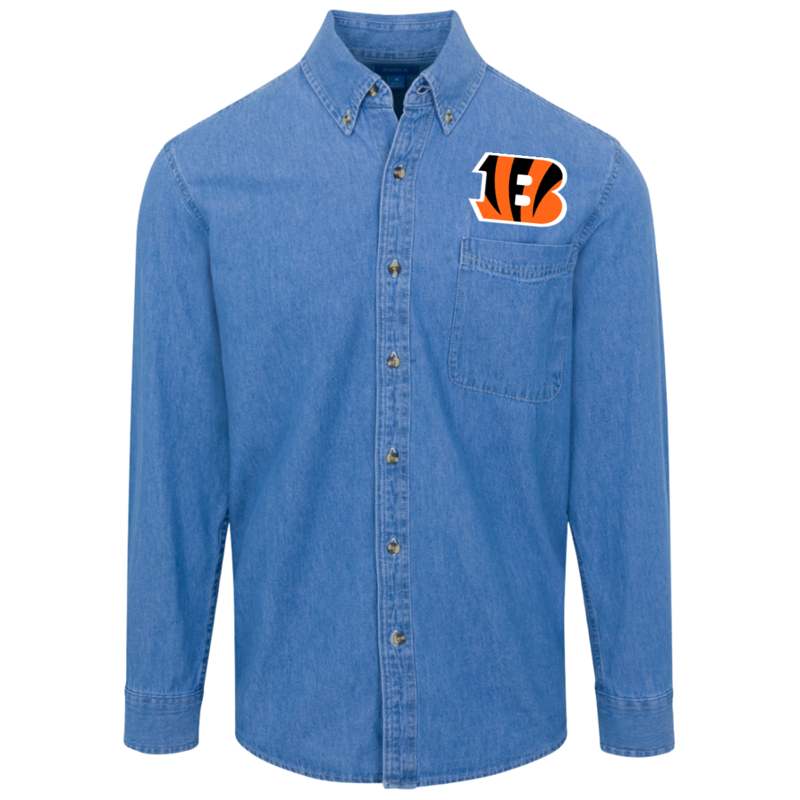 Cincinnati Bengals Logo Denim Shirt