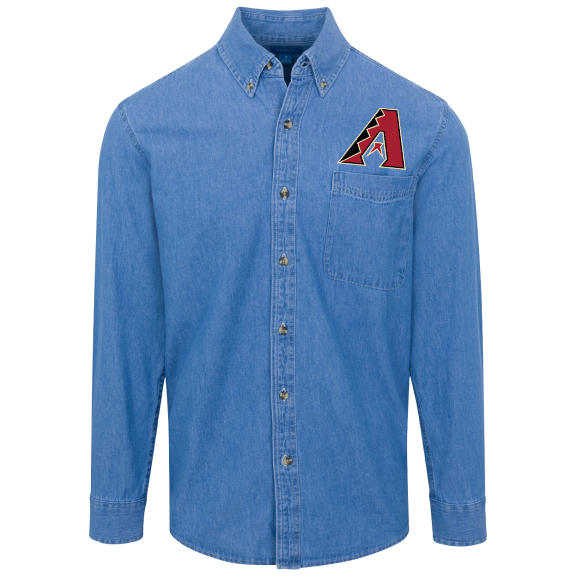 Arizona Diamondbacks Logo Denim Shirt For Men And Women