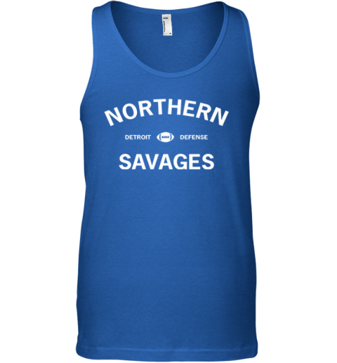 Dan Campbell Northern Savages Detroit Defense Tank Top