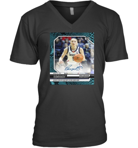 2025 Paige Bueckers Uconn V Neck T Shirt