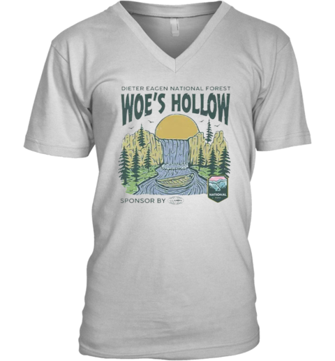 Dieter Eagan National Forest Woe039S Hollow V Neck T Shirt