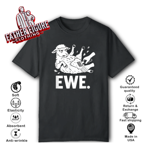 Angry Sheep Ewe Pun Farmer Market Homesteader T Shirt