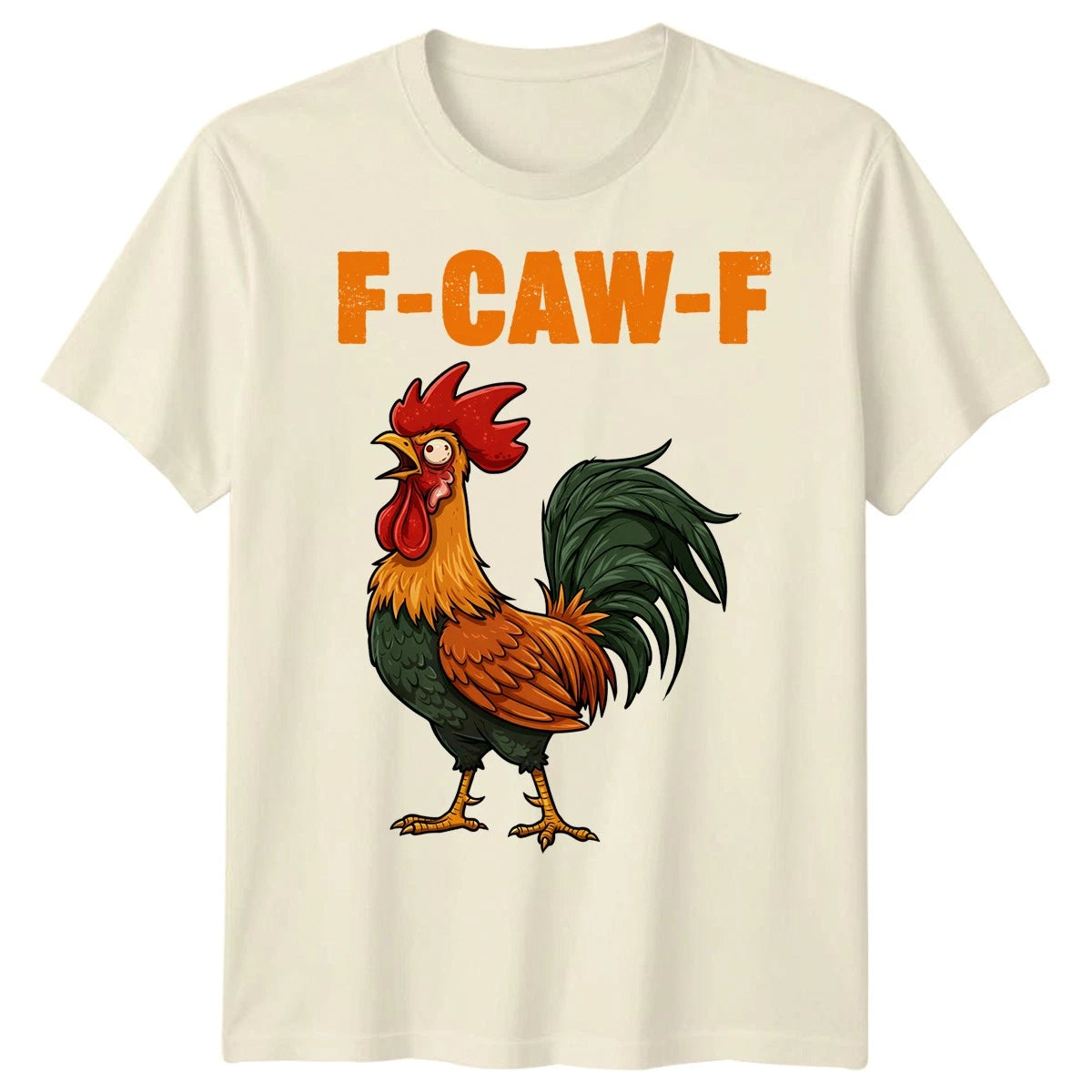 F-caw-f Sarcastic Chicken Meme Tee Funny Gothic Halloween T-shirt Adults Kids #4