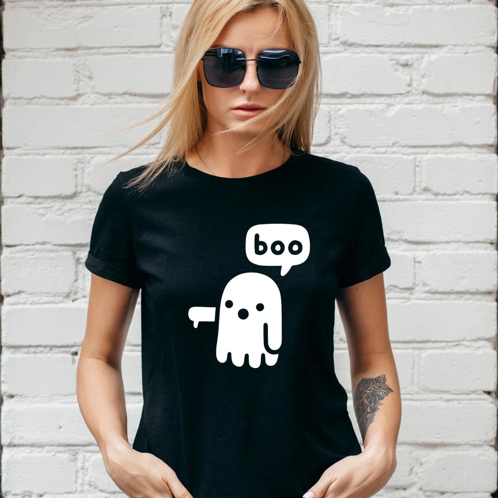 Ghost Of Disapproval T-shirt, Halloween, Funny Party, Scary, Unisex And Lady Fit