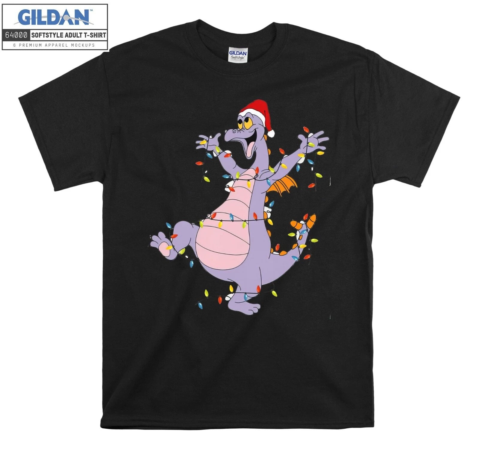 Figment Christmas Lights Santa Figment Hoodie Tshirt Men Women Unisex Ab276