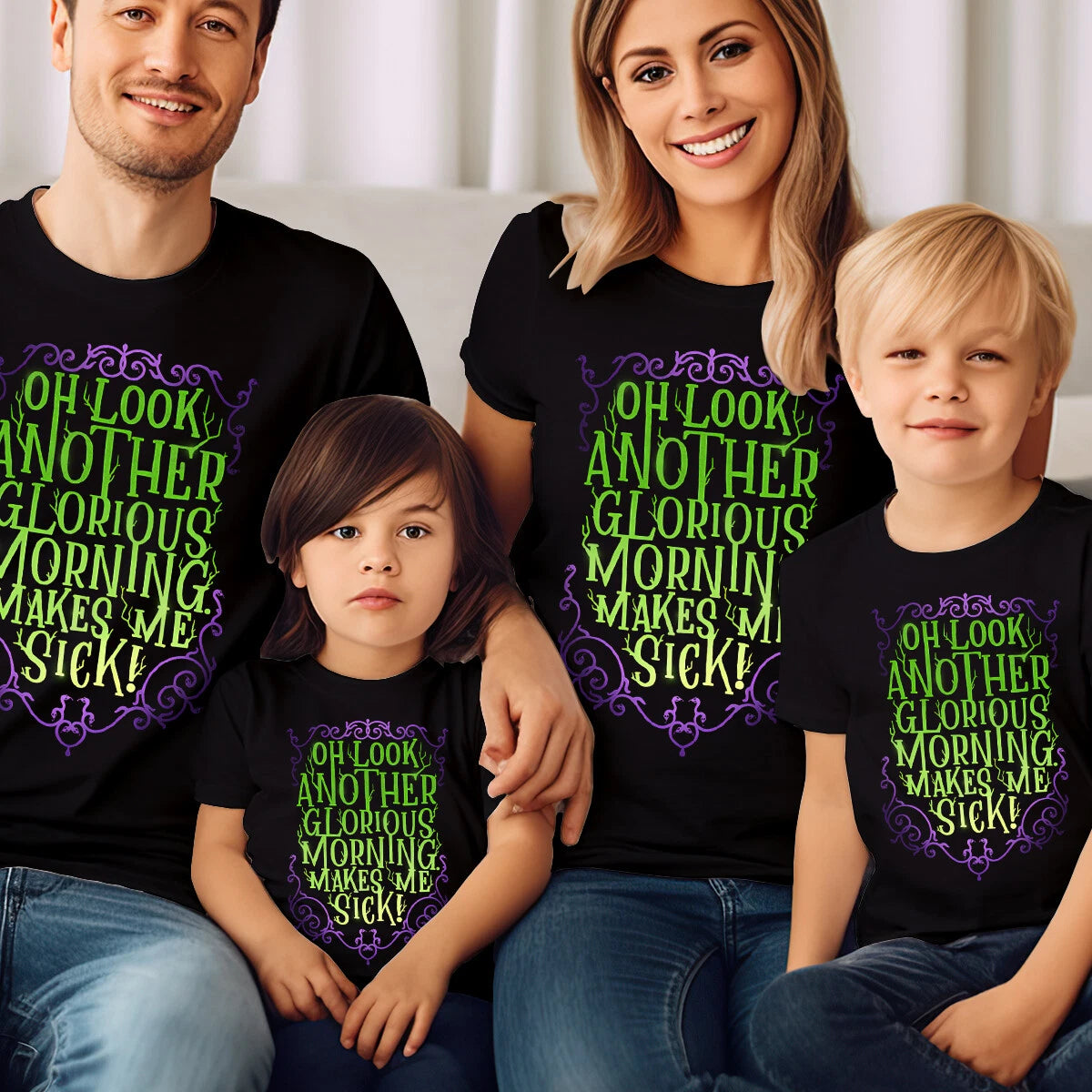 Glorious Morning Hocus Pocus Sanderson Sisters Halloween Family T Shirts #h