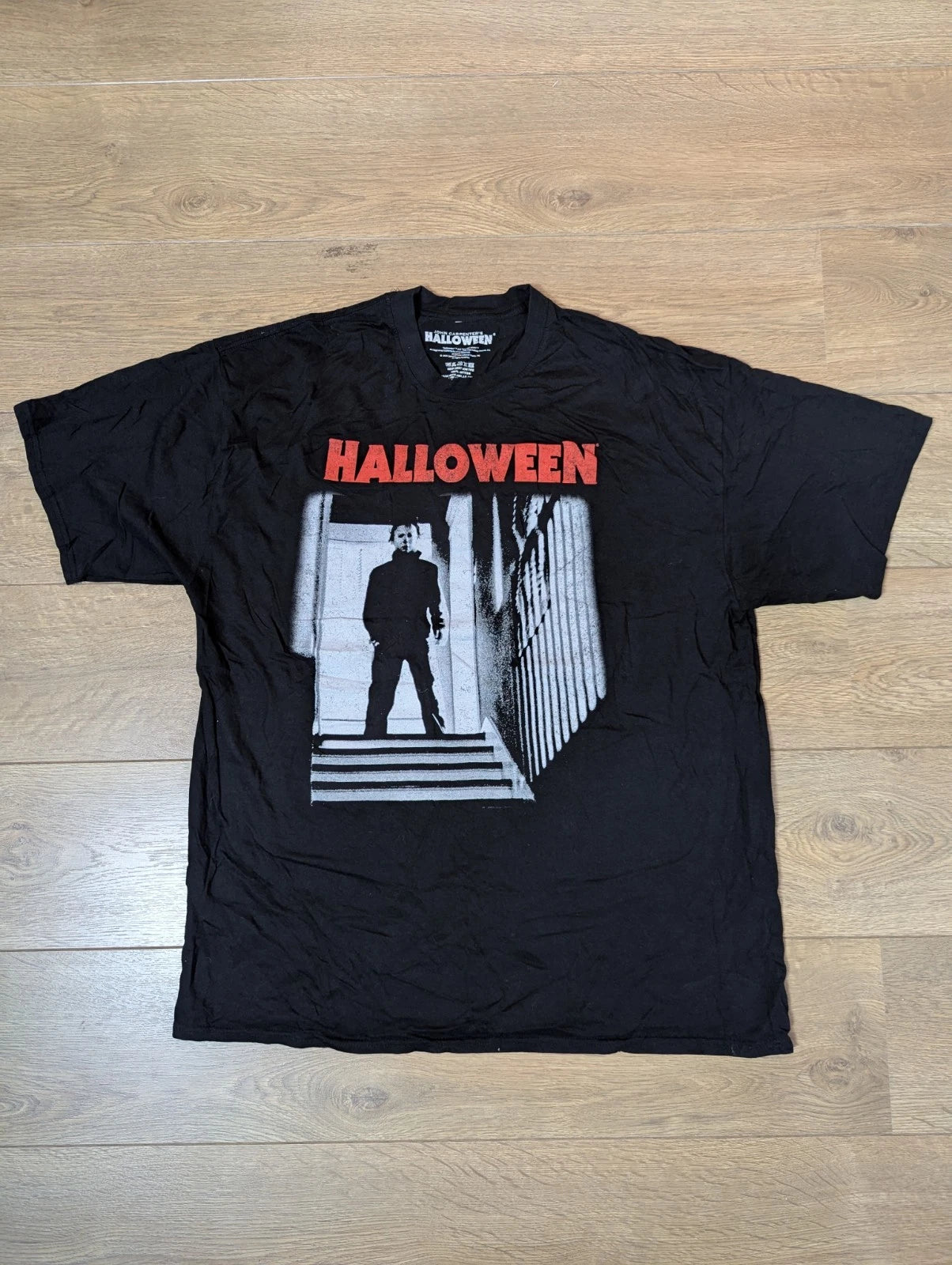 Halloween Shirt Michael Myers Size Xxl 2024 Black Short Sleeve Graphic Print