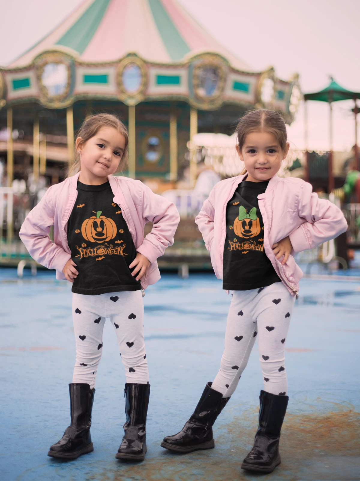 Halloween Minnie Mickey Couple Pack T-shirt, Pumpkin T-shirt, Cartoon T Shirt