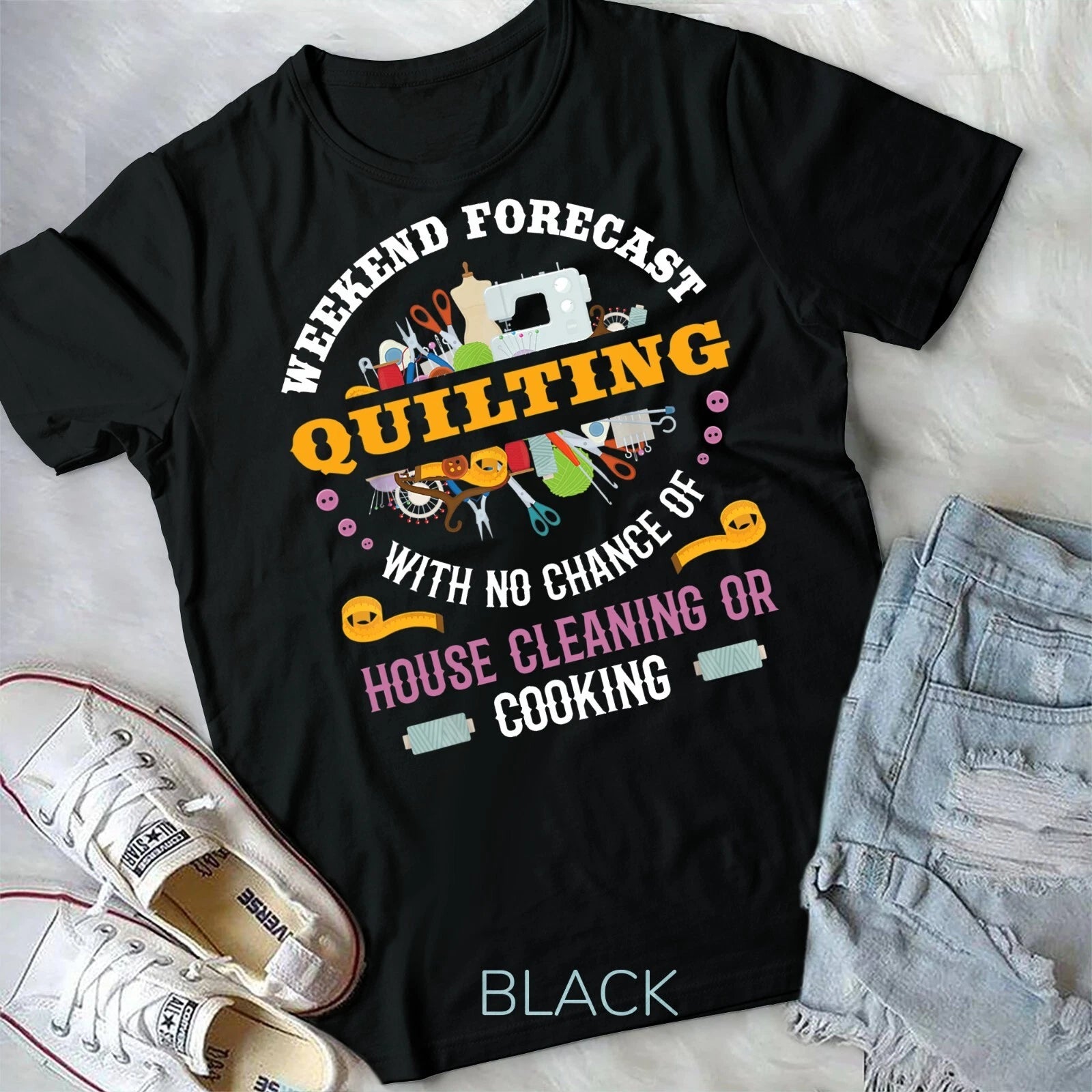 Funny Quilting Sewing Quilt T-shirt Gift For Quilter T-shirt Unisex T-shirt