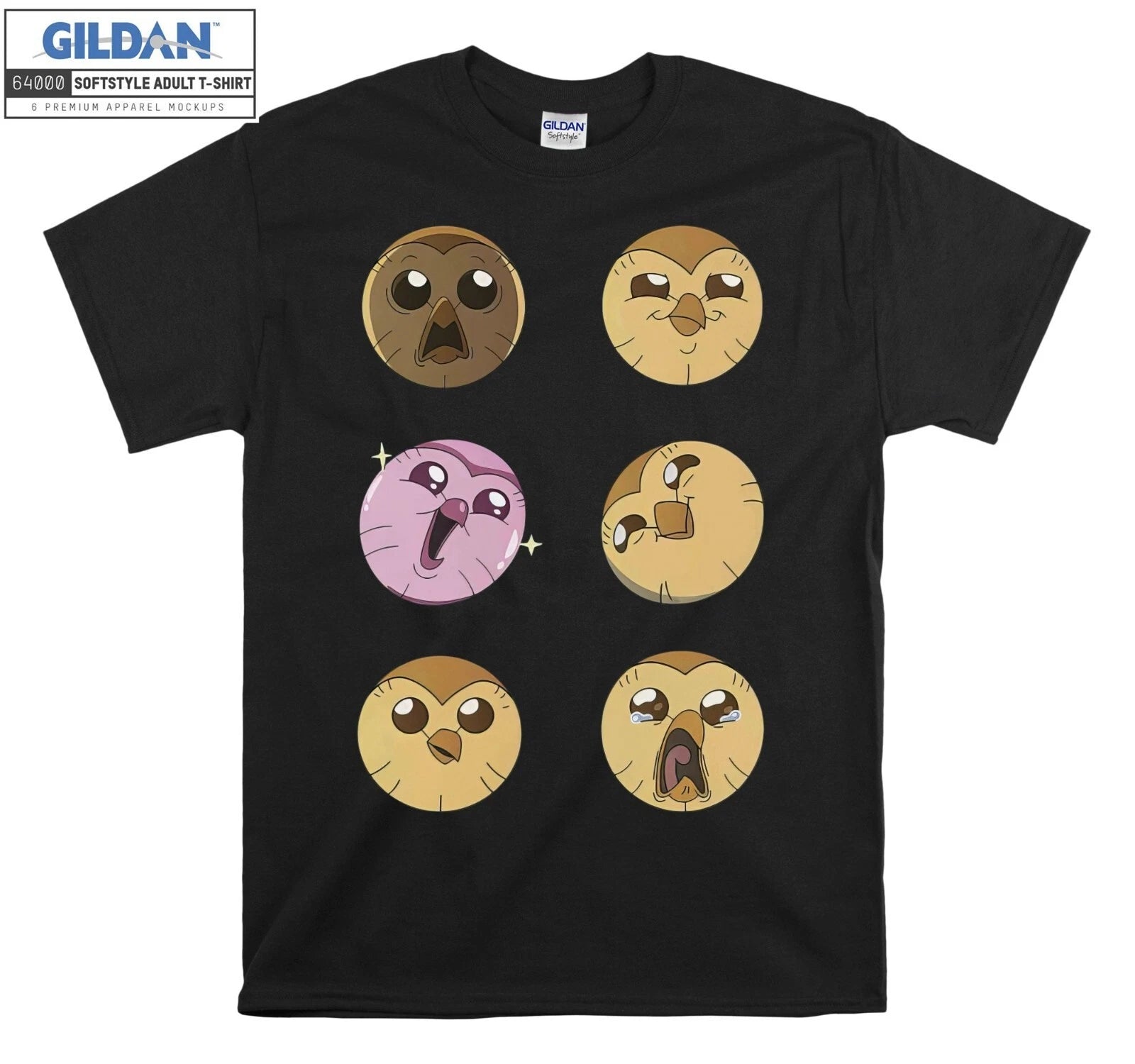 Disney The Owl House Funny Hooty Emotions M Hoodie Tshirt Men Women Unisex Ac303