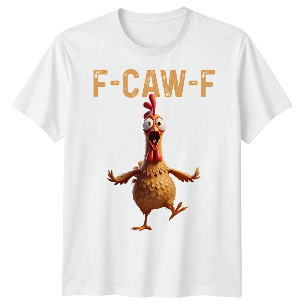 F-caw-f Sarcastic Chicken Meme Tee Funny Gothic Halloween T-shirt Adults Kids #2