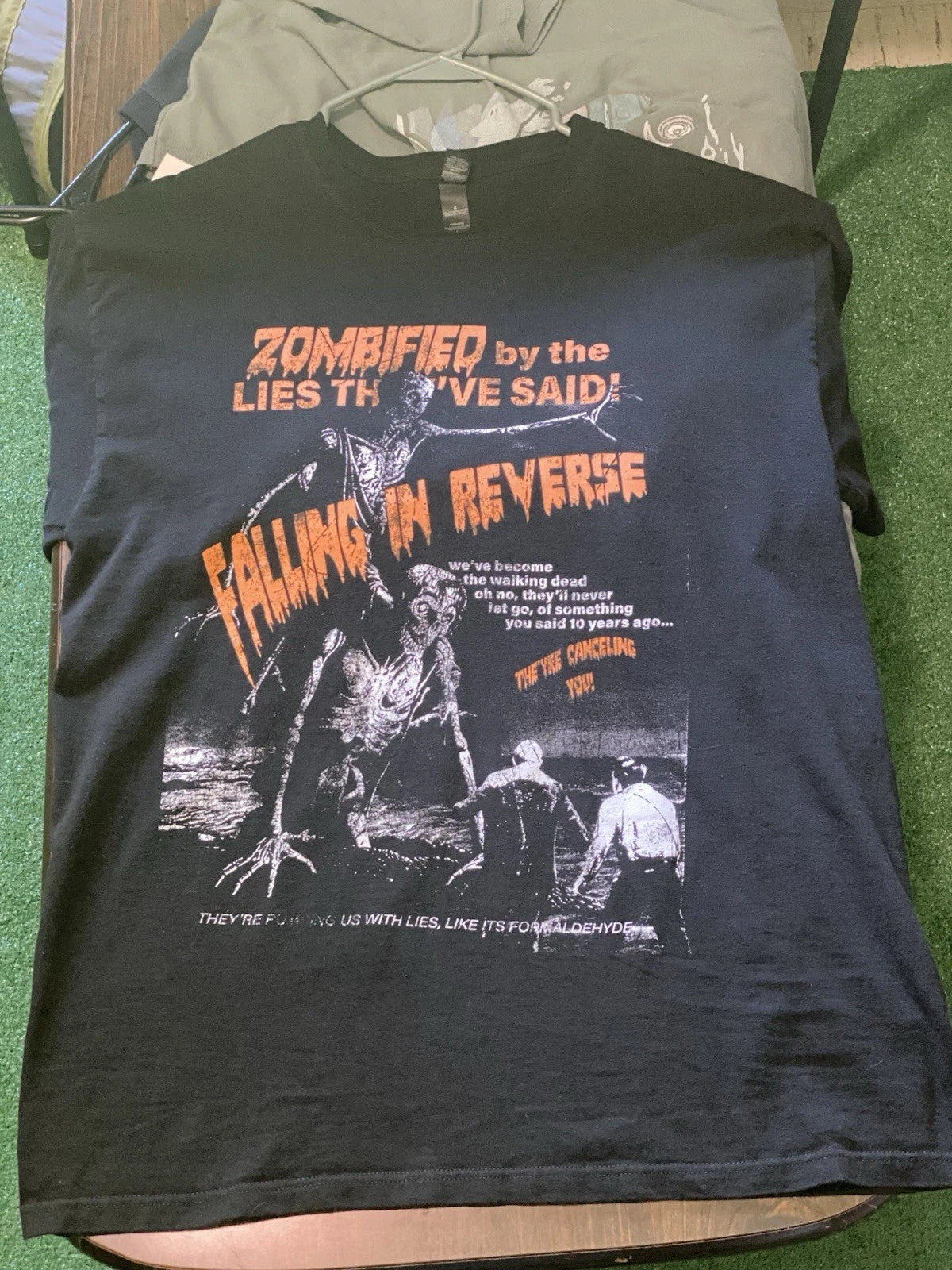 Falling In Reverse Unisex T-shirt Black