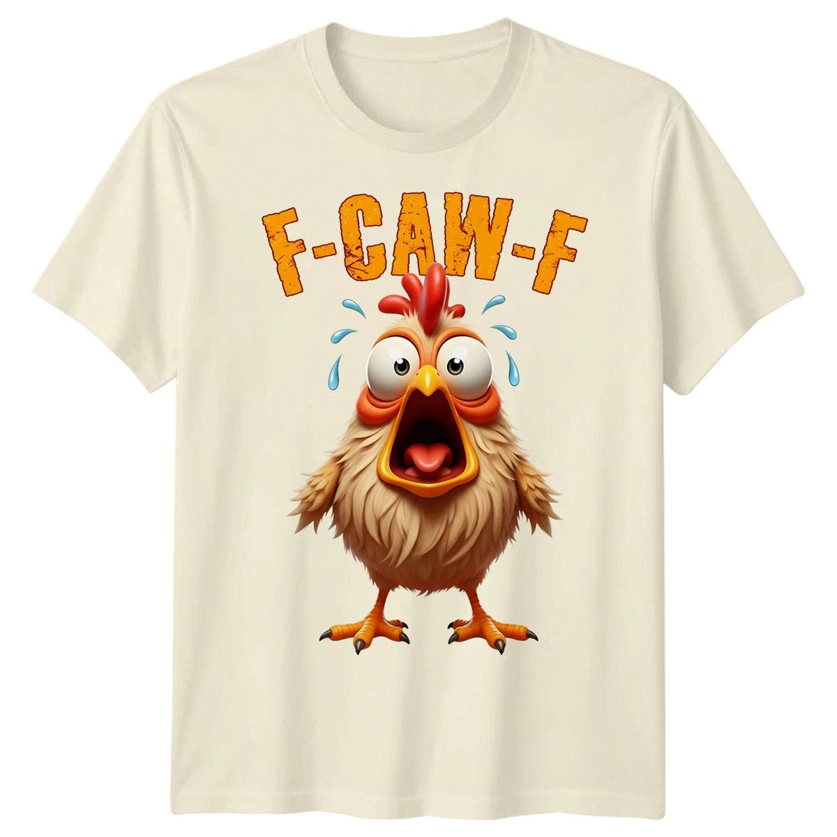 F-caw-f Sarcastic Chicken Meme Tee Funny Gothic Halloween T-shirt Adults Kids #8