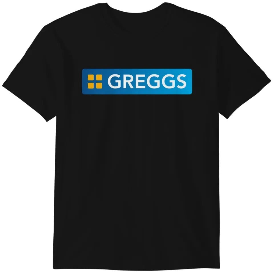 Greggs Logo Tshirt Unisex Gildan Softstyle T-shirt Gregs Bakery