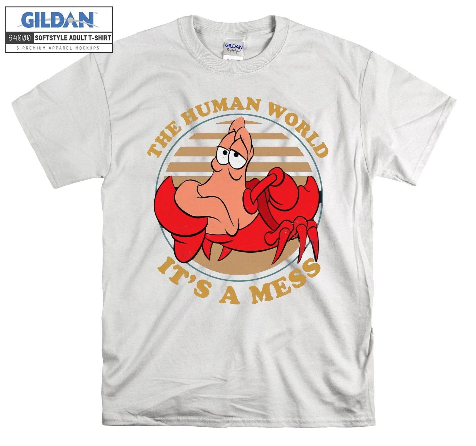 Disney The Little Mermaid Sebastian The Hum Hoodie Tshirt Men Women Unisex Ab604