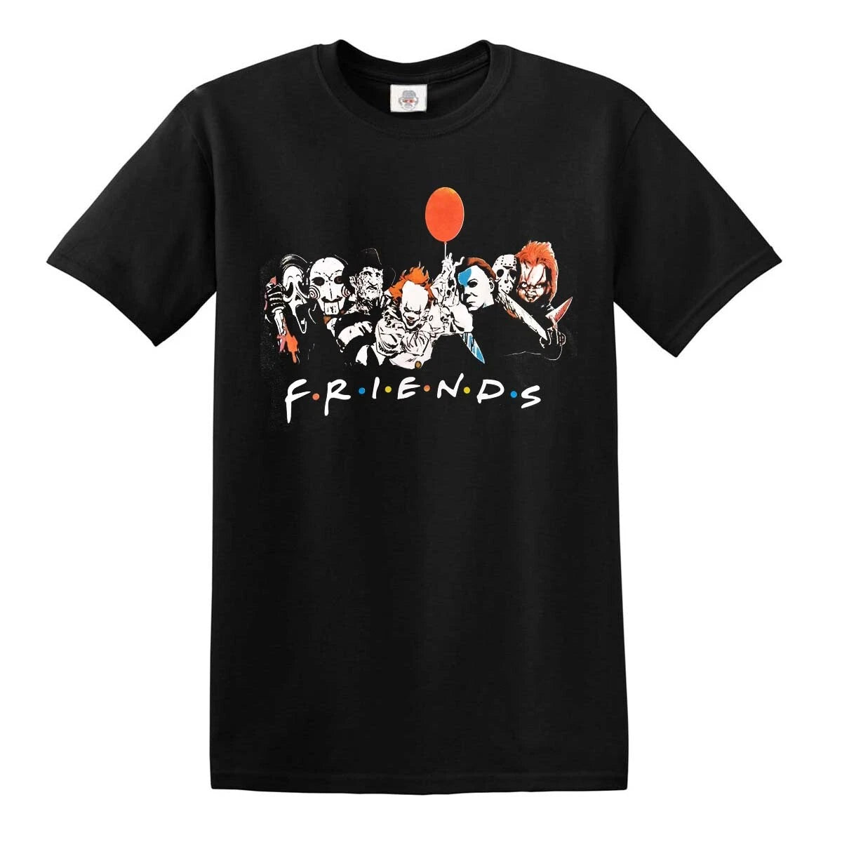 Friends Halloween T Shirt Horror Movie Scary Killers Friends Gift Top Tee Tshirt