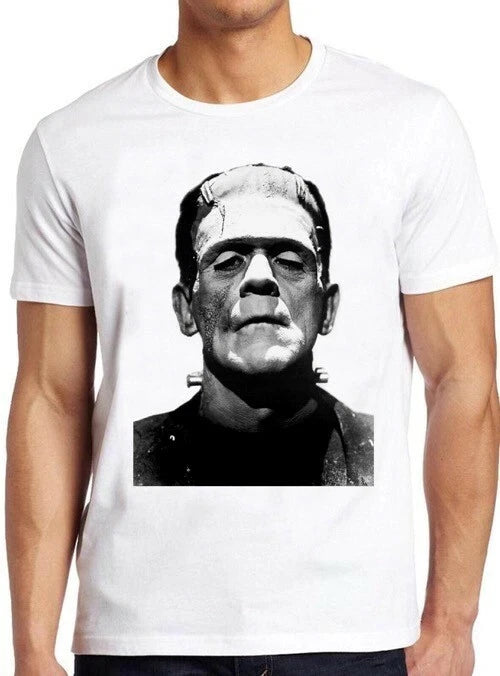 Frankenstein Halloween Horror Movie Cult Classic Film Cool Gift Tee T Shirt M134