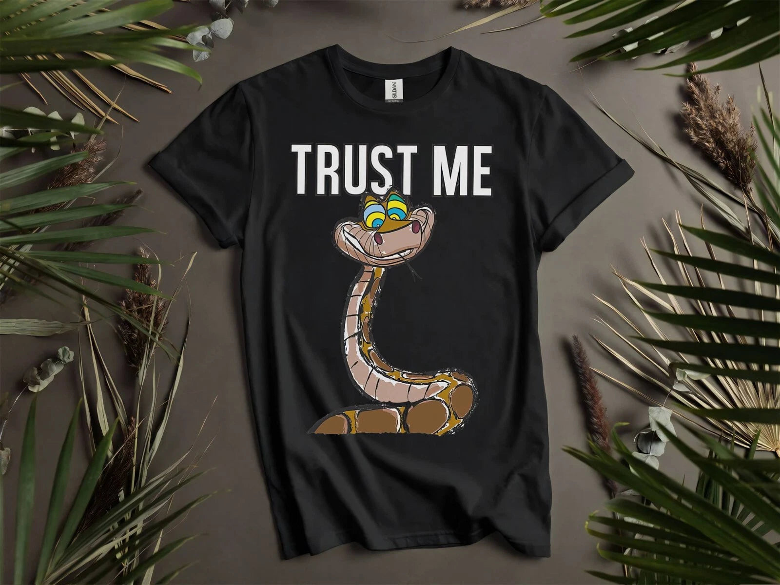 Disney The Jungle Book Kaa Trust Me T-shirt T Shirt Men Women Unisex Tshirt K404