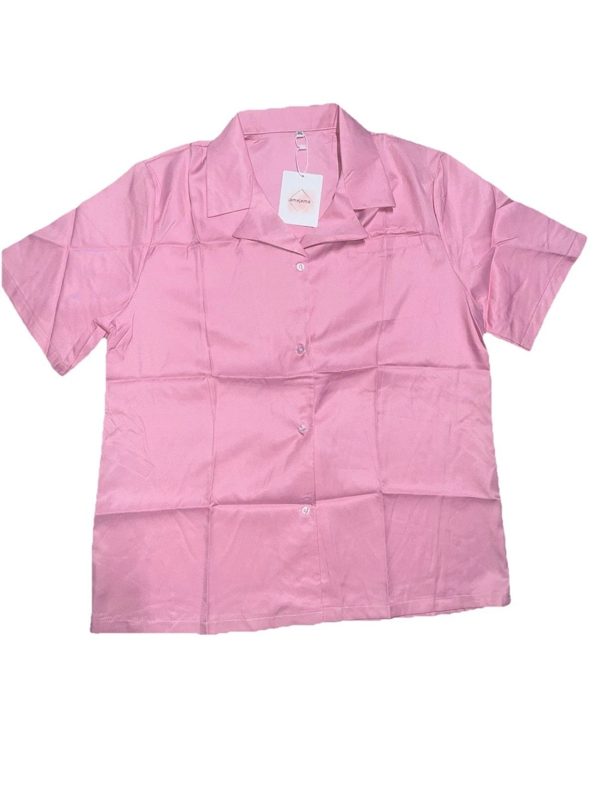 Funny Men Shirt For Halloween Pink 3xl Short Sleeve “badman”