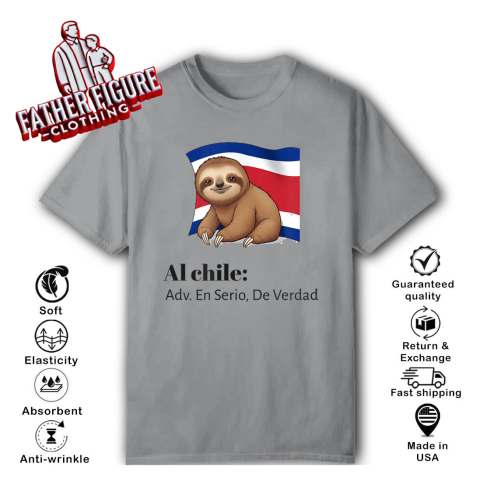 Costa Rica Al Chile Adv En Serio De Verdad T Shirt