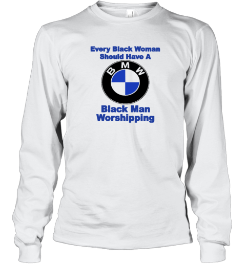 Black Man Worshipping Long Sleeve T Shirt