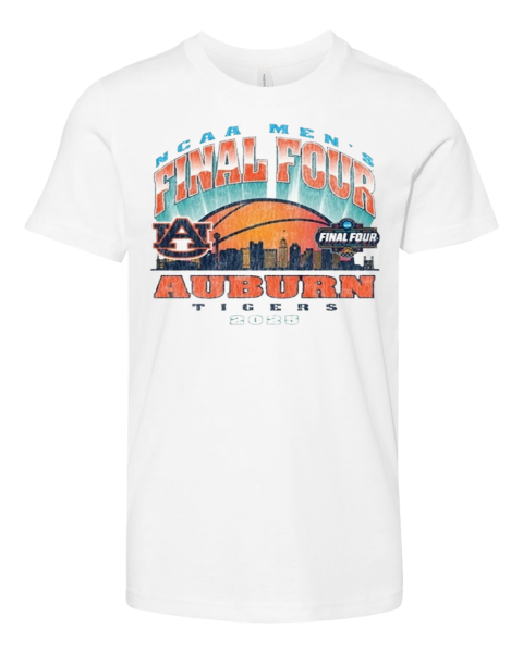 Auburn Final Four Shirt 2025 Ncaa Basketball Premium Youth T Shirt