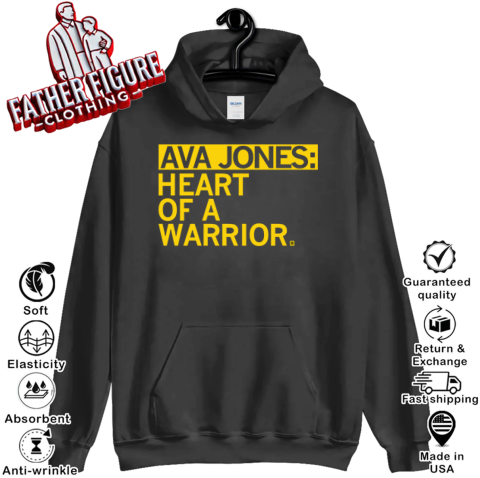 Ava Jones Heart Of A Warrior Hoodie