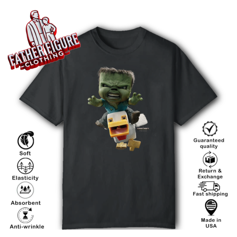 A Minecraft Movie Chicken Jockey Baby Zombie Attack T Shirt