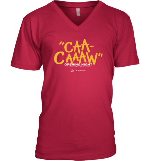 Atlanta Hawks Basketball Caa Caaaw Opening Night V Neck T Shirt
