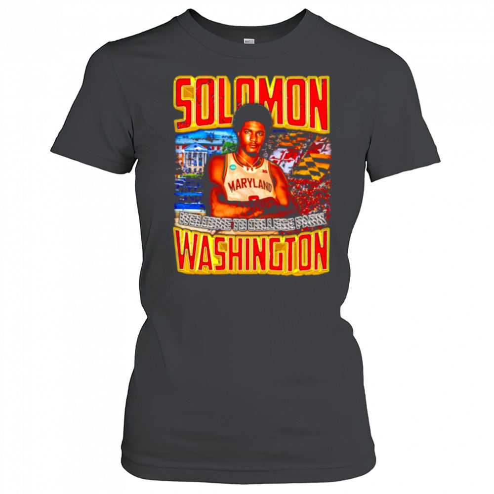 Solomon Washington Maryland welcome to college park shirt