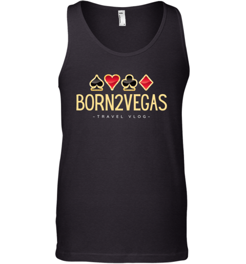 Born2Vegas Las Vegas Vlog Logo Tank Top