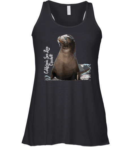California Sea Lion Crockett Racerback Tank